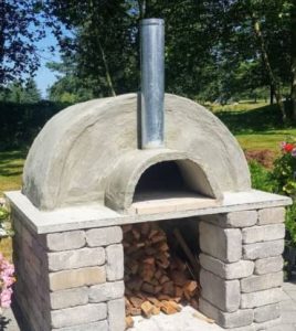 concrete dome wood fired pizza oven diy design