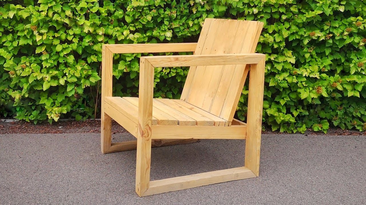 DIY PATIO Chair for Begginers, Pallet Recycling Idea