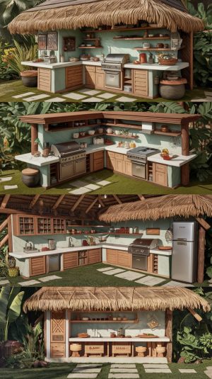 Tiki-Inspired Outdoor Kitchen: Create a Tropical Escape at Home