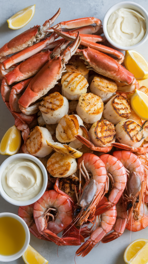 Sizzling Grilled Seafood Tower Recipe