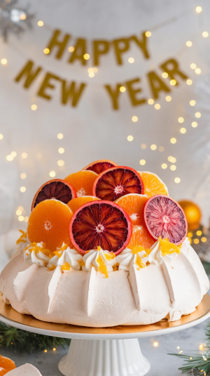 Citrus Firework Pavlova