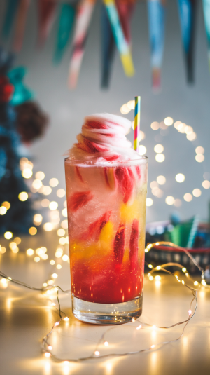 Fireworks Fizz Cocktail