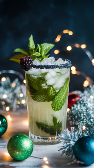 Midnight Mojito: A Refreshing Holiday Cocktail