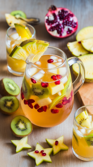 Refreshing Starlight Sangria Cocktail