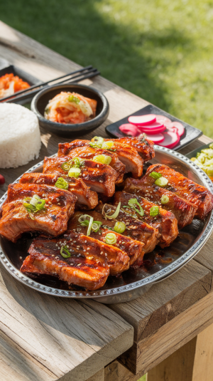 Korean-Style Grilled Short Ribs (Galbi)