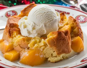 Chiefs Peach Bread Pudding