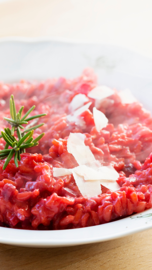 Romantic Beet Risotto for Valentine’s Day Dinner