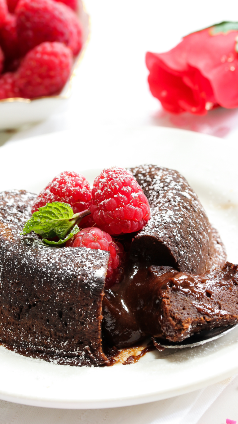 Decadent Chocolate Lava Cake for Valentine’s Day