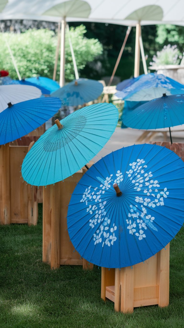 9 Creative Ways to Use Japanese Paper Umbrellas for Your Backyard Wedding Decor