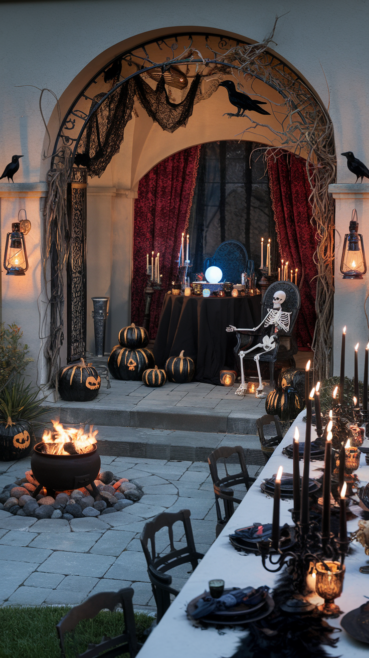 Halloween Patio Decor for Grown-Up Ghouls