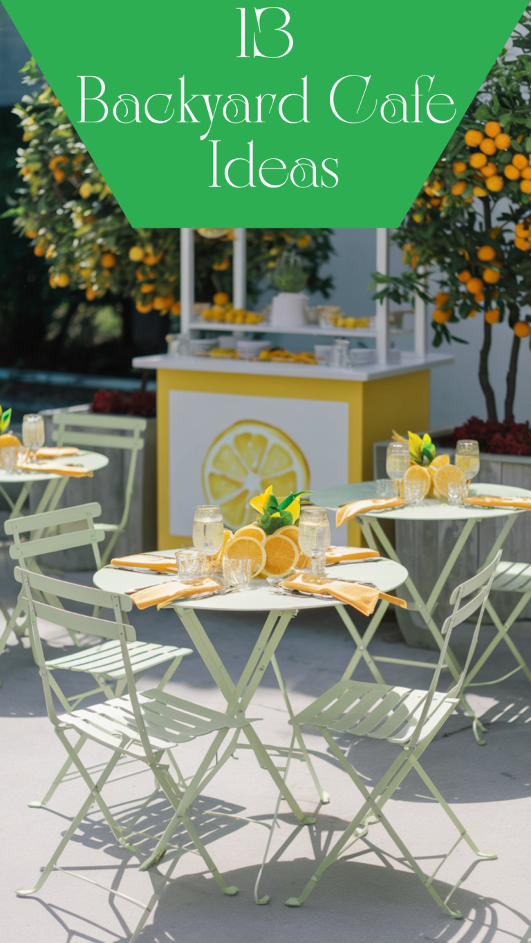 Backyard Cafe – 13 Ways to Nail the Vibe