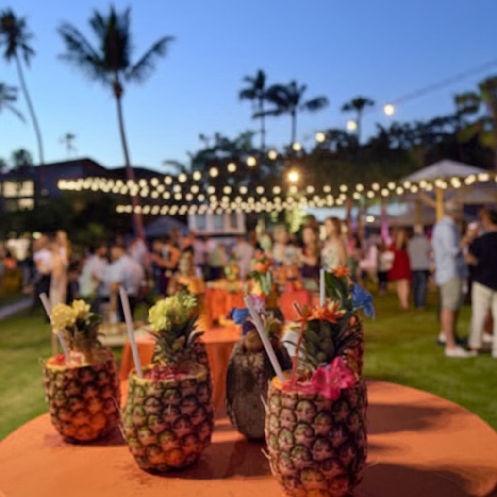 Hawaii-Themed Party