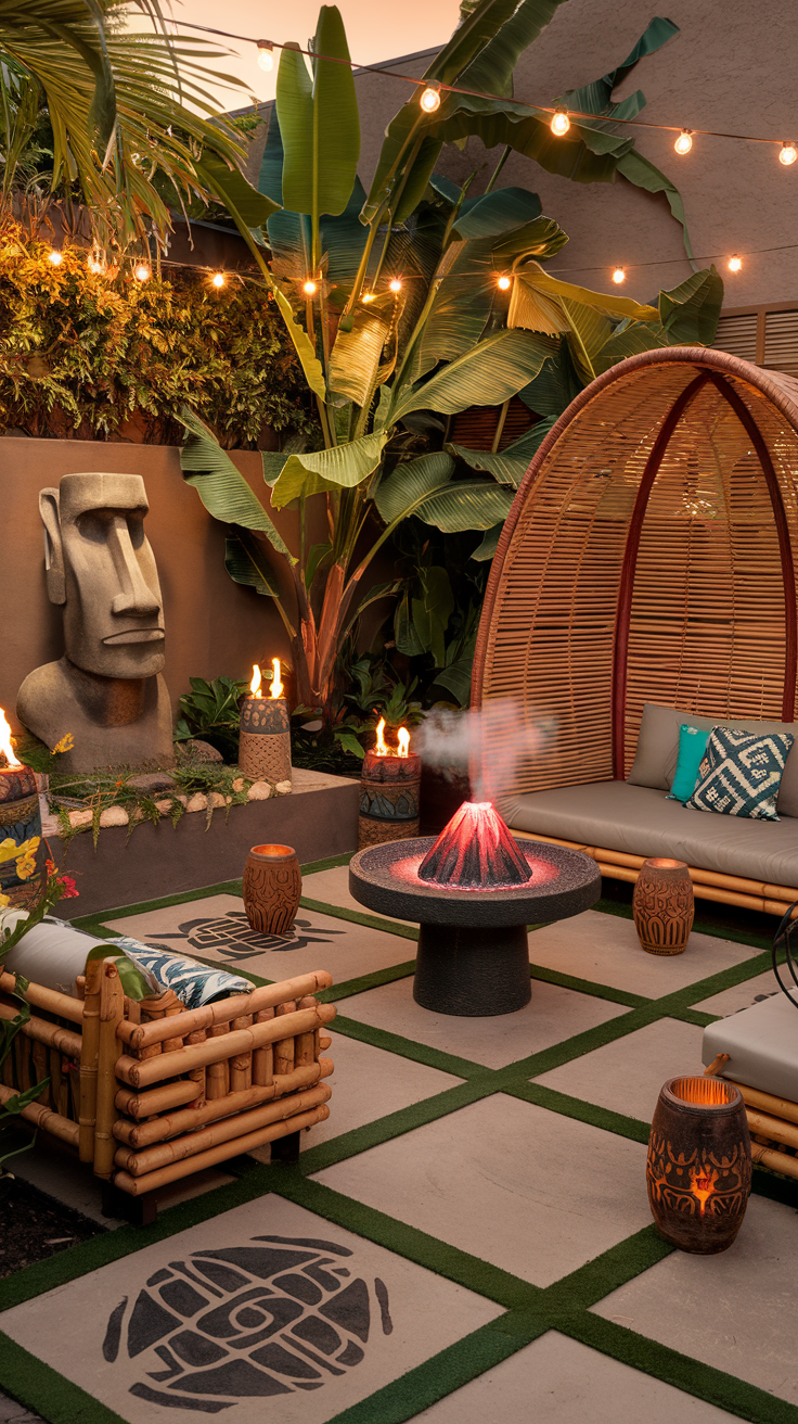 Tiki Patio Ideas to Build in a Weekend
