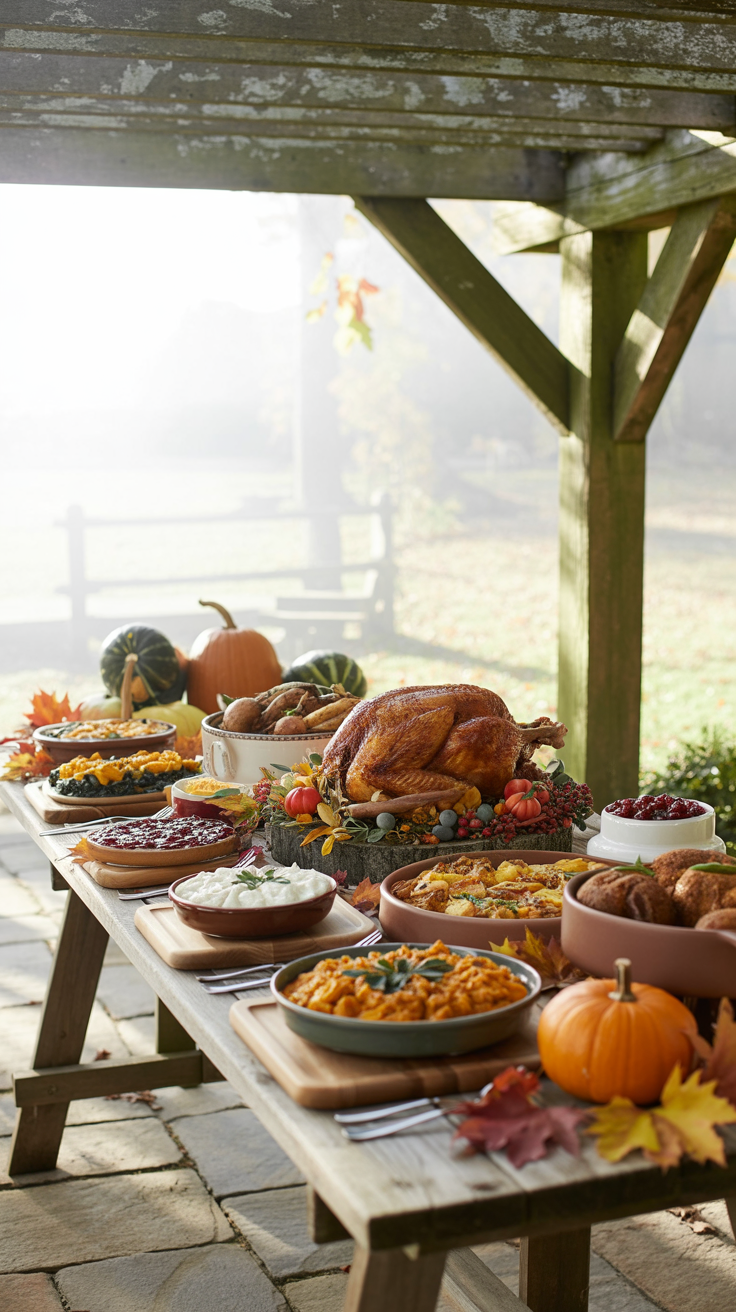 Outdoor Thanksgiving Party Ideas